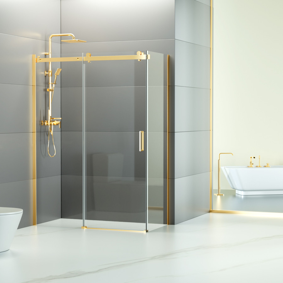 Milano || Duo Gold zuhanykabin 80x120, 195cm, 8mm, NANO