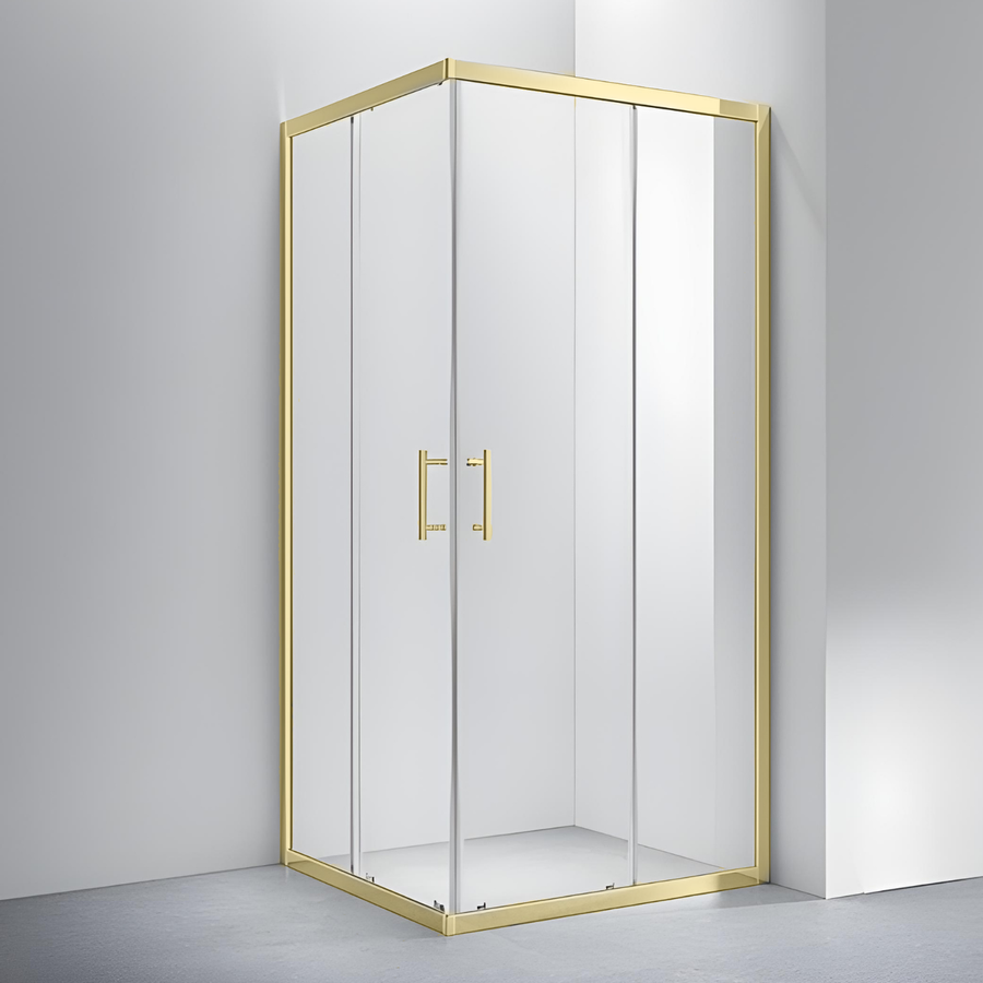 Motril || Gold zuhanykabin 90x90, 190cm, 6mm, NANO