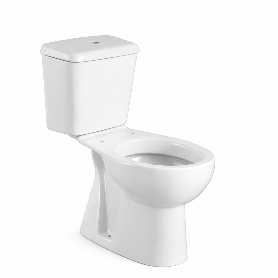 OSLO || monoblokkos, mélyöblítéses WC csésze tartállyal, alsó kifolyással, slim wc ülőkével, kerámia, fehér