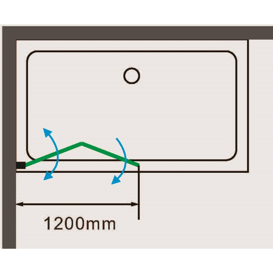 ALVOR 120x140 kádparaván