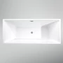 Kép 3/4 - CUBE szabadon álló fürdőkád, fehér, 170x75x58 cm