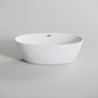 Kép 1/4 - OVAL szabadon álló fürdőkád, fehér, 155x80x58 cm