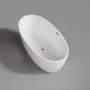 Kép 2/4 - OVAL || szabadon álló fürdőkád, fehér, 155x80x58 cm