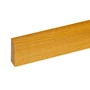 Kép 1/3 - W-STEP || szegélyléc laminált padlóhoz, tölgy mintás, 2400x60x15 mm