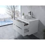 Kép 2/3 - Genova White fürdőszoba szekrény mosdóval 60 cm