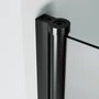 Kép 2/4 - Madeira || Black 100 nyíló zuhanyajtó, 190cm, 6mm, NANO
