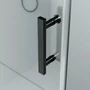 Kép 3/4 - Madeira || Black 100 nyíló zuhanyajtó, 190cm, 6mm, NANO