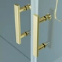 Kép 3/4 - Westy || Gold 80 kétszárnyú nyíló zuhanyajtó, 195cm, 6mm, NANO