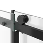 Kép 3/7 - Belvero || Black 120 toló zuhanyajtó, 195cm, 6mm, NANO