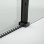 Kép 5/7 - Belvero || Black 120 toló zuhanyajtó, 195cm, 6mm, NANO