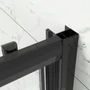 Kép 2/5 - Elche || Black 120 toló zuhanyajtó, 190cm, 6mm, NANO