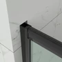 Kép 3/5 - Elche || Black 120 toló zuhanyajtó, 190cm, 6mm, NANO