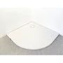Kép 3/5 - Cagliari White 80x80x2,6 cm íves, SMC zuhanytálca