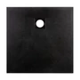 Kép 3/11 - Cagliari Black 80x80x2,6 cm szögletes, SMC zuhanytálca szifonnal