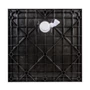 Kép 6/11 - Cagliari Black 80x80x2,6 cm szögletes, SMC zuhanytálca szifonnal