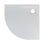 Kép 3/11 - Cagliari White 80x80x2,6 cm íves, SMC zuhanytálca szifonnal