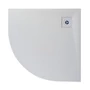 Kép 4/11 - Cagliari White 80x80x2,6 cm íves, SMC zuhanytálca szifonnal