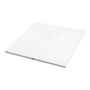 Kép 2/12 - Cagliari White 80x80x2,6 cm szögletes, SMC zuhanytálca szifonnal
