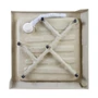 Kép 6/11 - Almagro 90x90x13,5 cm szögletes, akril zuhanytálca szifonnal