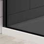 Kép 4/5 - Walk-in || Black zuhanyfal, füstüveggel 80, 200cm, 8mm, NANO