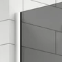 Kép 3/5 - Walk-in || Chrome zuhanyfal, füstüveggel 80, 200cm, 8mm, NANO