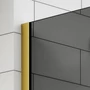 Kép 3/5 - Walk-in || Gold zuhanyfal, füstüveggel 80, 200cm, 8mm, NANO