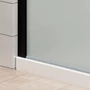 Kép 4/5 - Walk-in || Black zuhanyfal, savmart, matt üveggel 50, 200cm, 8mm, NANO