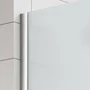 Kép 3/5 - Walk-in || Chrome zuhanyfal, savmart, matt üveggel 50, 200cm, 8mm, NANO