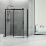 Kép 4/4 - Milano || Duo Black zuhanykabin 80x120, 195cm, 8mm, NANO