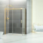 Kép 4/4 - Milano || Duo Gold zuhanykabin 100x100, 195cm, 8mm, NANO