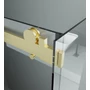 Kép 2/4 - Milano || Duo Gold zuhanykabin 80x120, 195cm, 8mm, NANO
