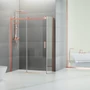 Kép 4/4 - Milano || Duo Rose Gold zuhanykabin 80x120, 195cm, 8mm, NANO