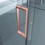 Kép 3/4 - Milano || Duo Rose Gold zuhanykabin 100x100, 195cm, 8mm, NANO