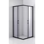 Kép 2/7 - Motril Black zuhanykabin 80x80m 190cm, 6mm, NANO