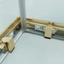 Kép 3/8 - Motril || Gold zuhanykabin 80x80 190cm, 6mm, NANO