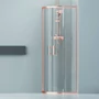 Kép 5/7 - Murcia || Rose Gold íves zuhanykabin 80x80, 190cm, 6mm, NANO