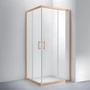 Kép 1/8 - Motril || Rose Gold zuhanykabin 80x80 190cm, 6mm, NANO