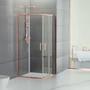 Kép 5/8 - Motril || Rose Gold zuhanykabin 80x80 190cm, 6mm, NANO