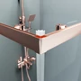 Kép 2/8 - Motril || Rose Gold zuhanykabin 80x80 190cm, 6mm, NANO