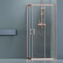 Kép 6/8 - Motril || Rose Gold zuhanykabin 80x80 190cm, 6mm, NANO