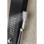 Kép 3/5 - Verona BLACK termosztatikus zuhanypanel, rozsdamentes acél