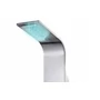 Kép 1/5 - Verona Silver termosztátos zuhanypanel, rozsdamentes acél, LED