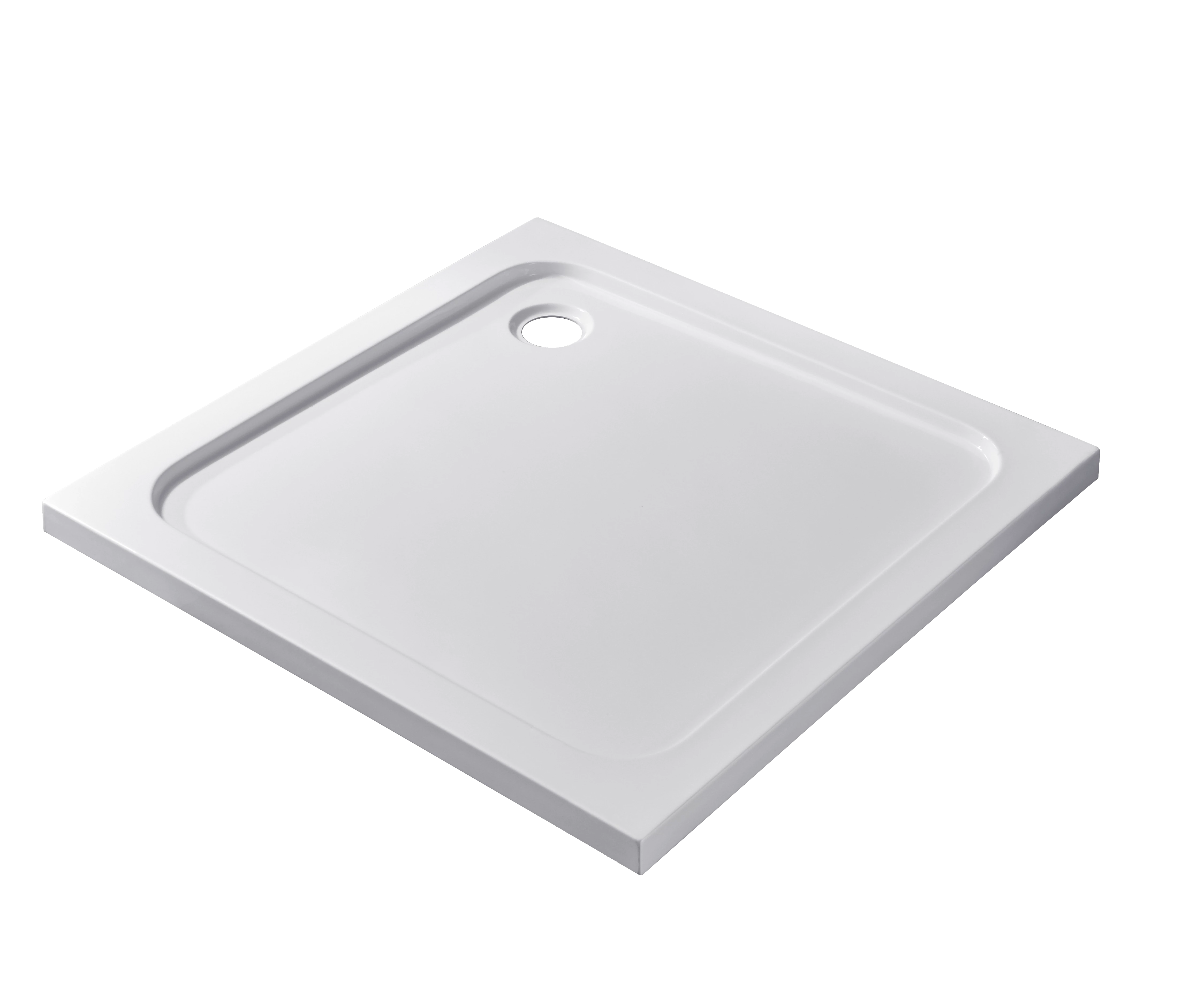 Coria 80x80x 5 cm szögletes, akril zuhanytálca