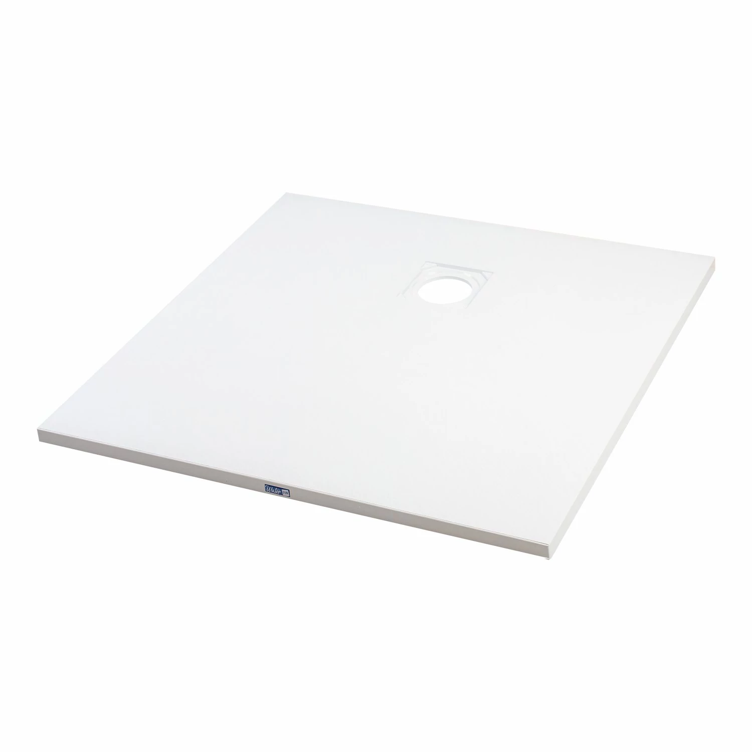 Cagliari White 80x80x2,6 cm szögletes, SMC zuhanytálca szifonnal