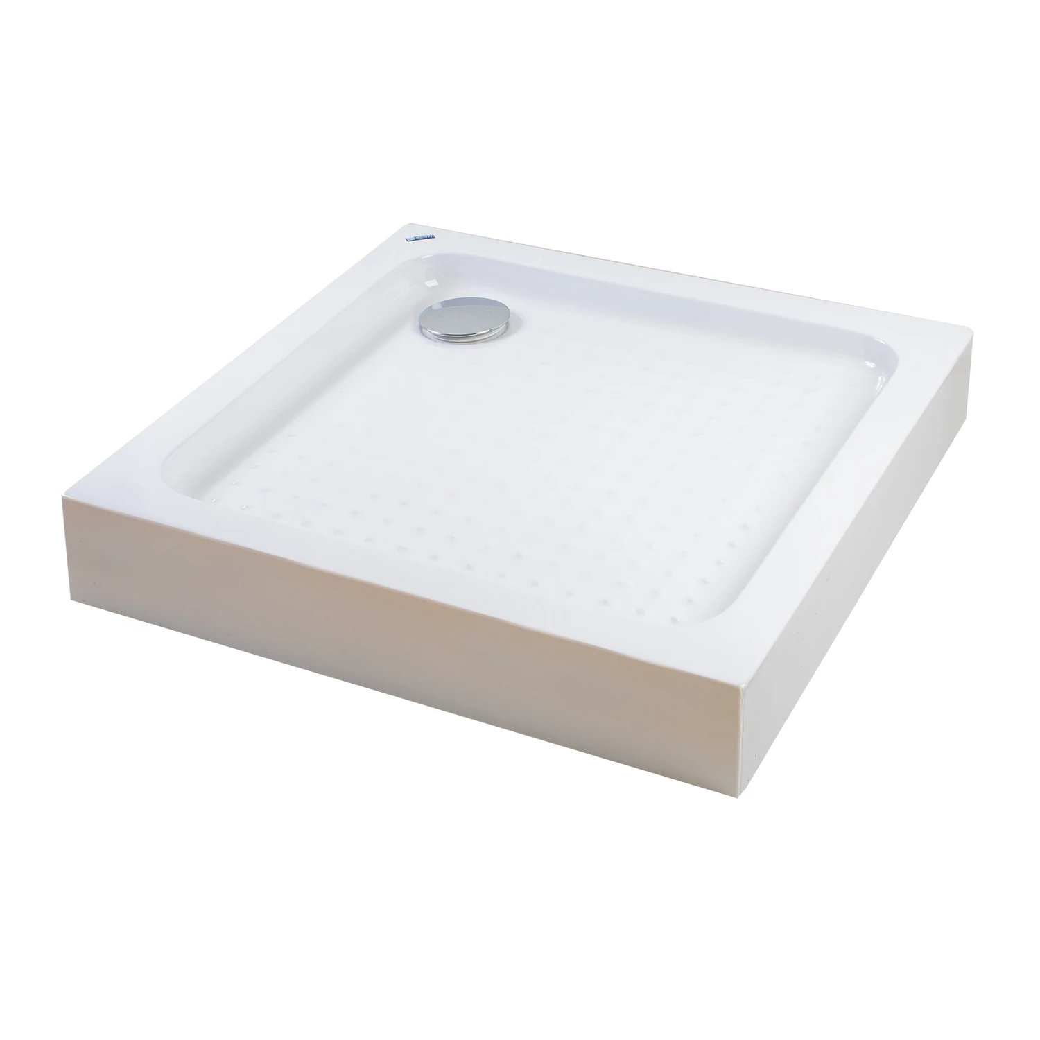 Almagro 90x90x13,5 cm szögletes, akril zuhanytálca szifonnal