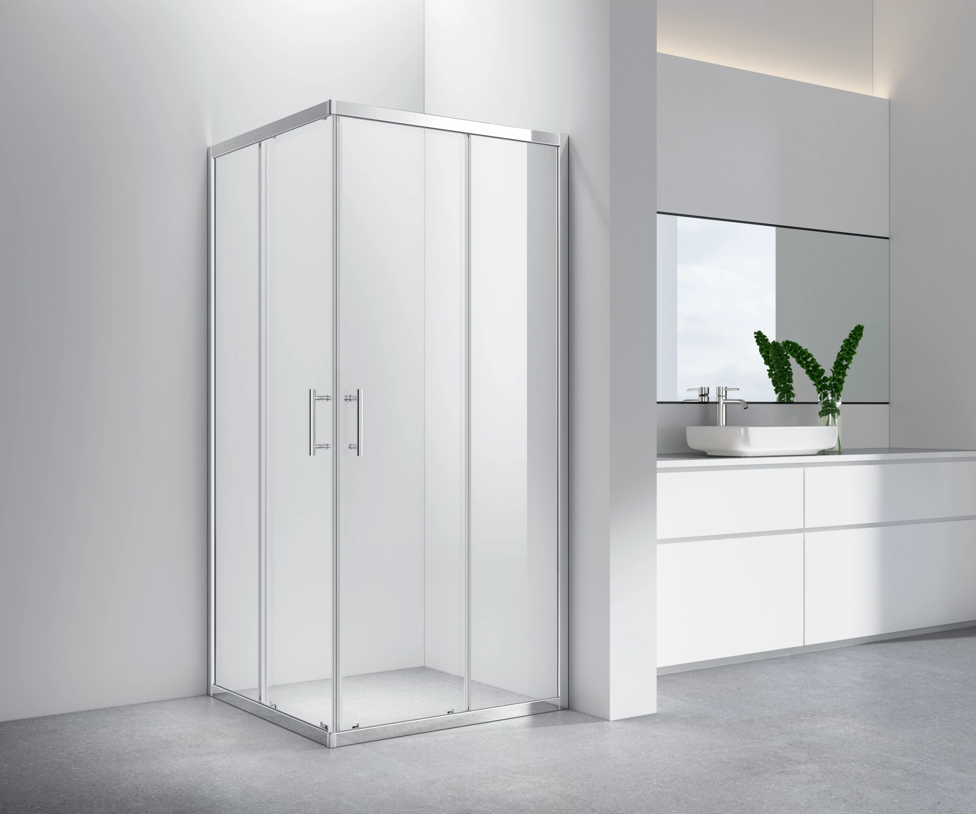 Motril zuhanykabin 80x80 190cm, 6mm NANO