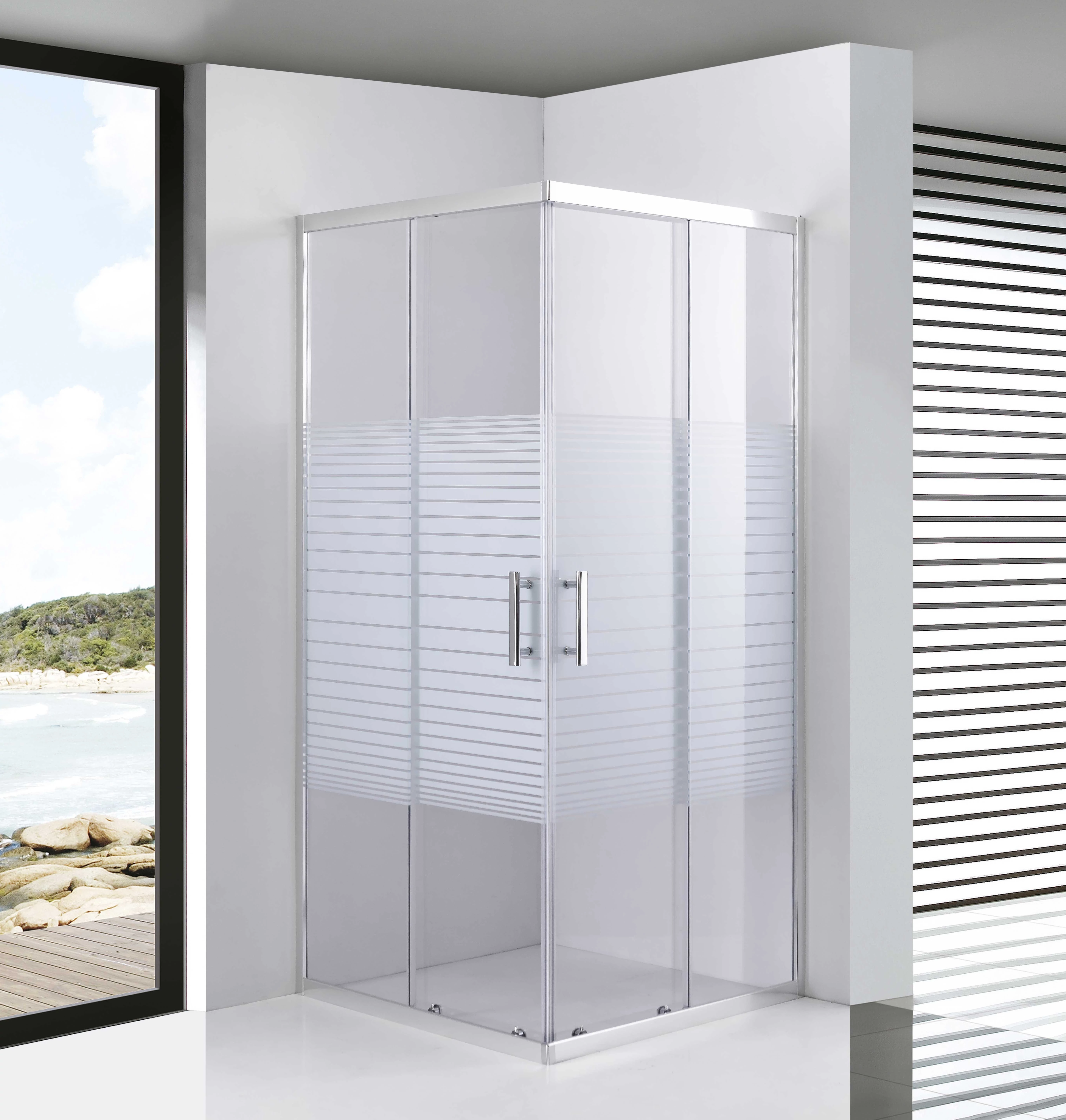Toulon 6mm White zuhanykabin 100*100 190cm